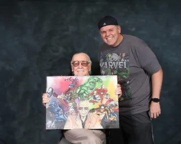 A Change 4 Love painting delivered to a child