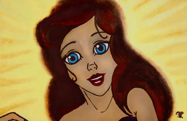 Ariel painting by a Change 4 Love artist