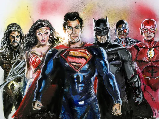 Justice League painting