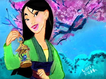 Mulan painting by a Change 4 Love artist