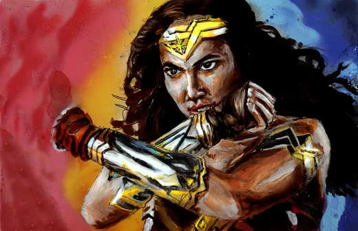 Wonder Woman painting