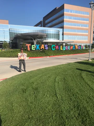 A Change 4 Love painting delivered at a children's hospital
