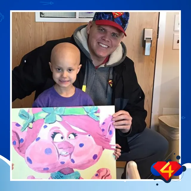 Change 4 Love's founder with a hand-painted hero